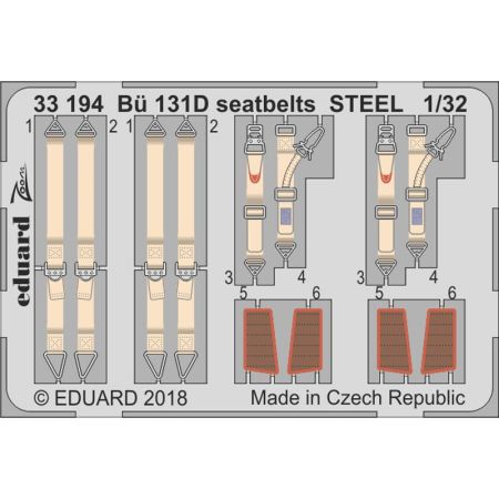 Bu 131d Seatbelts Steel 1/32