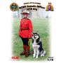ICM 16008 RCMP Female Officer with dog 1/16
