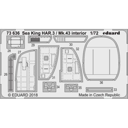 Sea King Har.3 / Mk.43 Interior 1/72