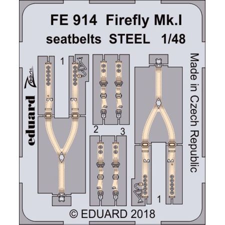 Firefly Mk.I Seatbelts Steel 1/48