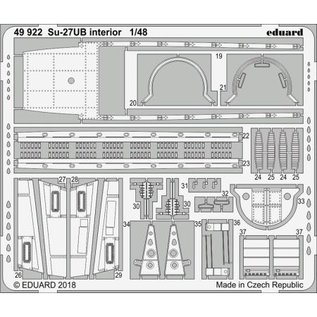 EDUARD 49922 SU-27UB INTERIOR 1/48
