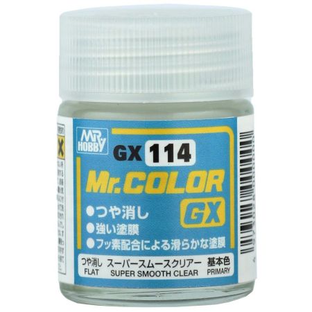 GX-114 - Mr. Color GX Super Smooth Clear Flat (18ml)
