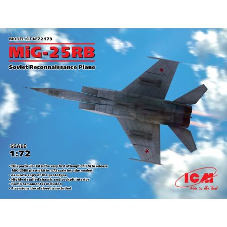 MIG-25 RB SOVIET RECONNAISSANCE PLANE 1/72