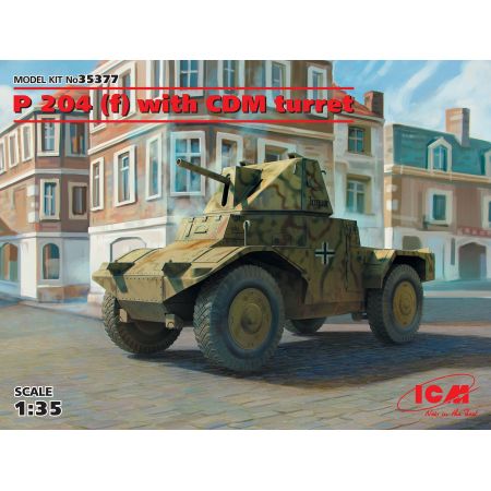 Icm 35377 - Panzerspähwagen P 204 (f) avec tourelle CDM 1/35