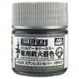 GUNZE MR. HOBBY PEINTURE LAC4 LITTLE ARMORY COLOR (10ML) STAINLESS SILVER