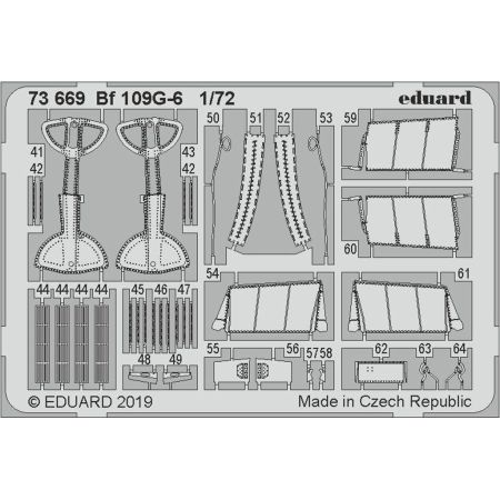 EDUARD 73669 BF 109G-6 (TAMIYA) 1/72