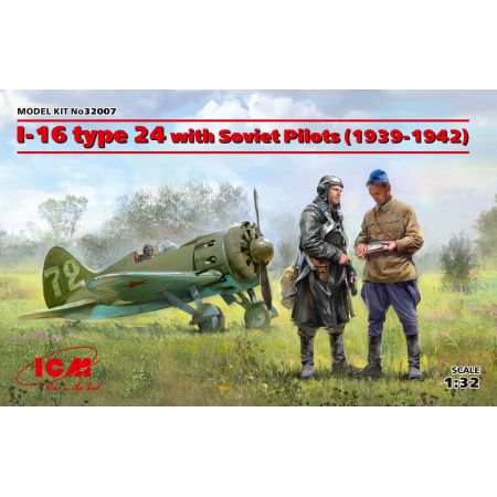 I-16 type 24 with Soviet Pilots 1/32