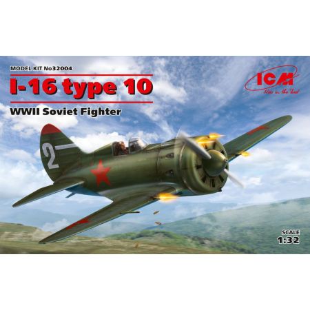 I-16 type 10, WWII Soviet Fighter 1/32