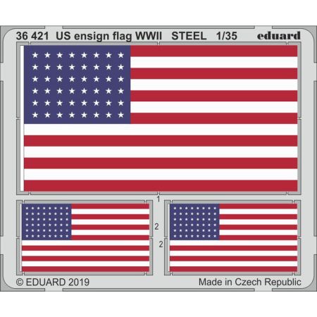 US ENSIGN FLAG WWII STEEL 1/35