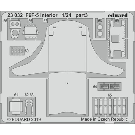 Eduard F6F-5 interior 1/24