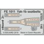 EDUARD FE1011 YAK-1B SEATBELTS STEEL (ZVEZDA) 1/48