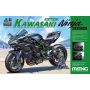 Meng Model MT001S  - Kawasaki Ninja H2R (édition pré-colorée) 1/9