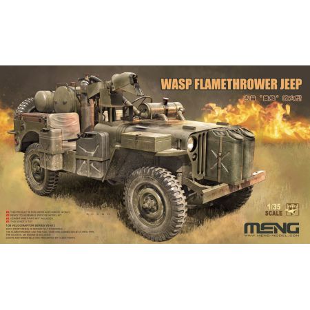 Meng VS-012 - Wasp Flamethrower Jeep 1/35