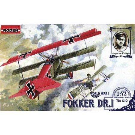 Roden 010 - Fokker Dr.I 1/72