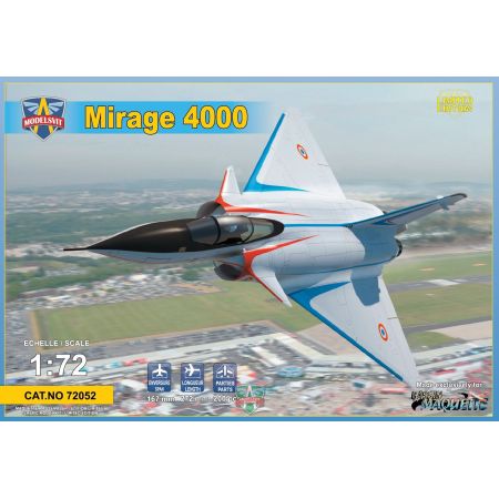 Modelsvit 72052 - Mirage 4000 (2 Decos/P.E/Mask) 1/72