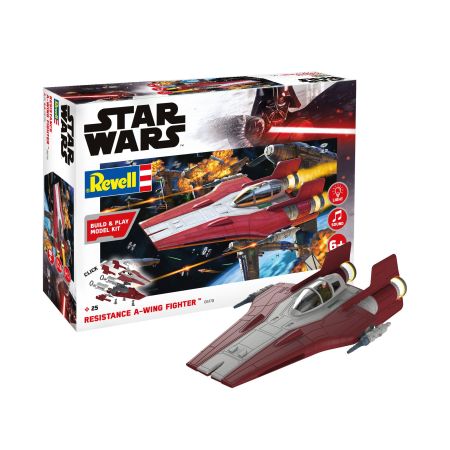Resistance A-wing Fighter red 1/44