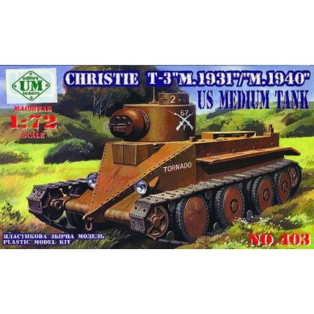 Christie T-3 M.1931/M.1940 1/72