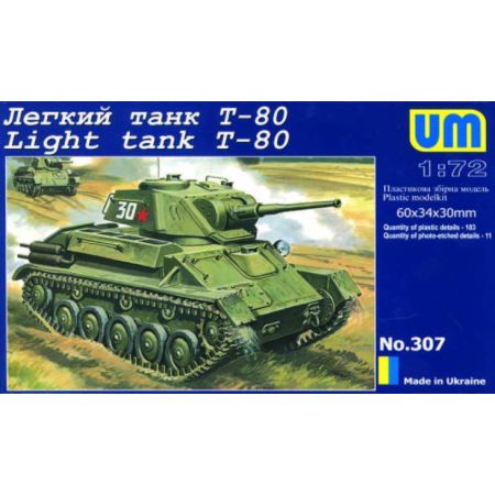 Light Tank T-80 1/72