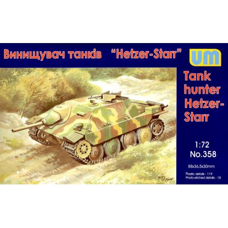 Hetzer-Starr tank hunter 1/72
