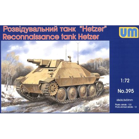 Reconnaissance tank Hetzer 1/72