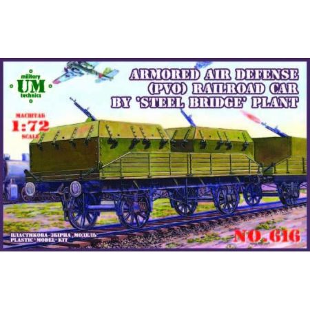 Armored air defense railroad car 1/72