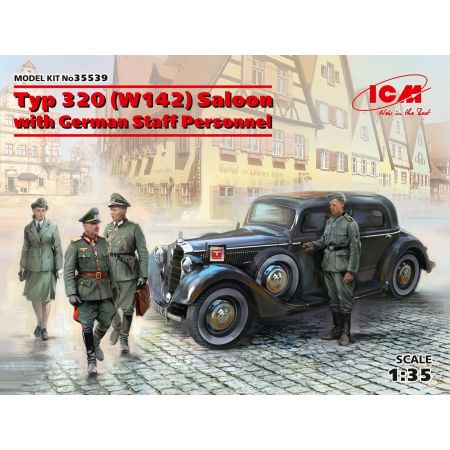 Icm 35539 - Typ 320 (W142) Saloon with German Staff Personnel 1/35