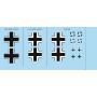 Bf 109F-2 national insignia 1/48