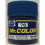 C-076 - Mr. Color  (10 ml) Metallic Blue