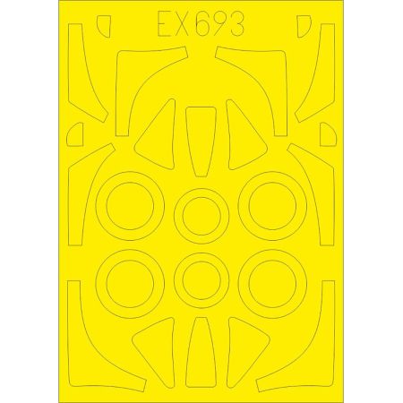 EDUARD EX693 FJ-2 FURY TFACE (KITTY HAWK) 1/48