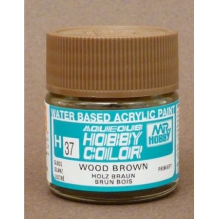 H-037 - Aqueous Hobby Colors  (10 ml) Wood Brown