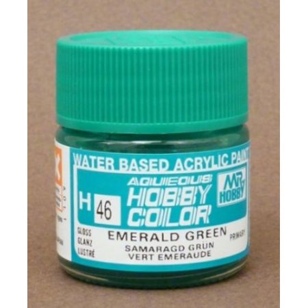 H-046 - Aqueous Hobby Colors  (10 ml) Emerald Green