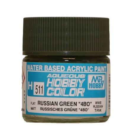 H-511 - Aqueous Hobby Colors (10 ml) Russian Green "4BO"