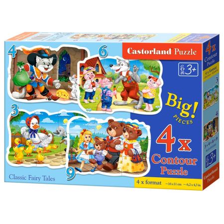 Classic Fairy TalesPuzzle 3+4+6+9