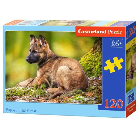Puppy in the Forest Puzzle 120