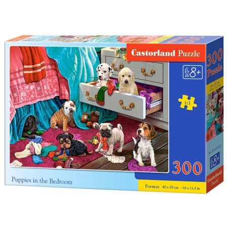 Puppies in the Bedroom Puzzle 300
