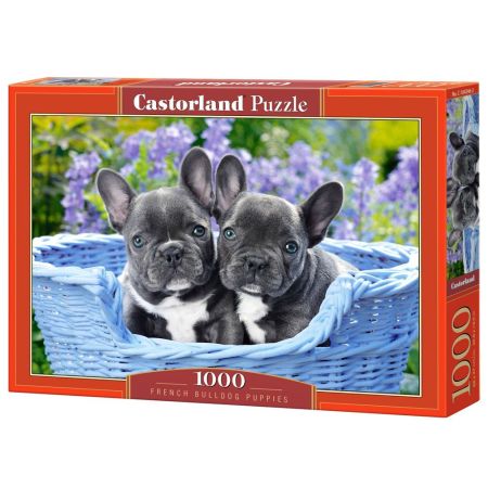 French Bulldog Puppies, Puzzle 1000 Teile