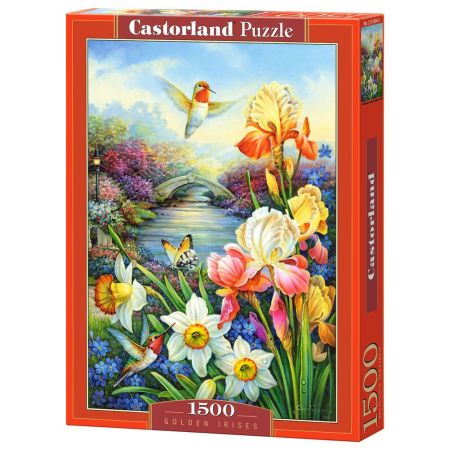 Golden Irises Puzzle 1500