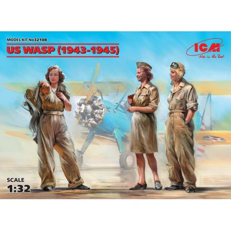Icm32108 - US WASP (1943-1945) (3 figures) 1/32
