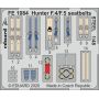 EDUARD FE1084 HUNTER F.4/F.5 SEATBELTS STEEL (AIRFIX) 1/48