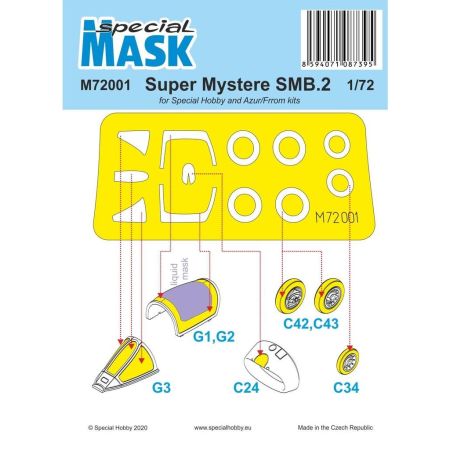SMB-2 Super Mystere Mask 1/72