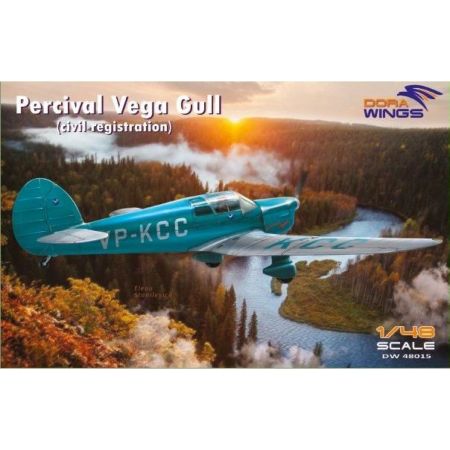 Dora Wings DW48015 - Percival Vega Gull (civil registration) 1/48