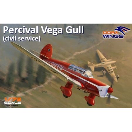 Dora Wings DW72002 - Percival Vega Gull (civil registration) 1/72
