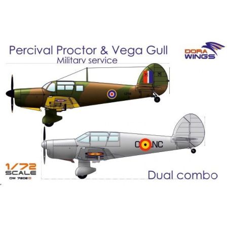 Percival Proctor & Vega Gull (2 in 1) 1/72
