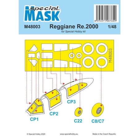Special Hobby 100-M48003 - Reggiane Re 2000 Mask