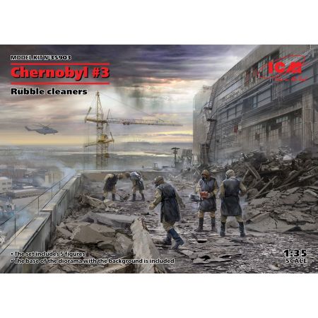 Chernobyl 3. Rubble cleaners (5 figures) 1/35