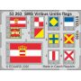 SMS Viribus Unitis flags STEEL 1/350