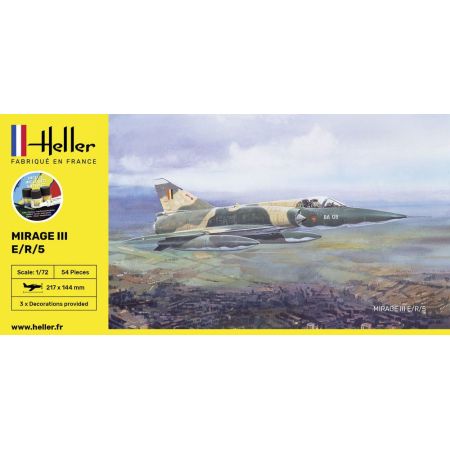 Heller 56323 - STARTER KIT Mirage III E 1/72
