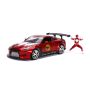 Jada Toys 31908 - Hollywood Rides - Nissan GTR (R35) W/Red Ranger 2009 1/24