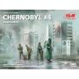 Tchernobyl 4. (4 Figurines de Décontaminateurs) 1/35