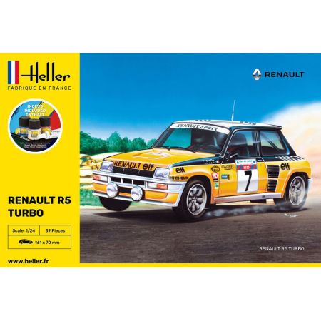 Heller 56717 - STARTER KIT Renault R5 Turbo 1/24